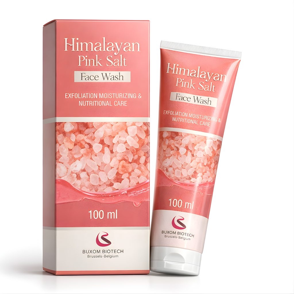 Himalayan Pink Salt Face Wash | 84 Minerals | pH Balanced | Halal Certified - 100ml