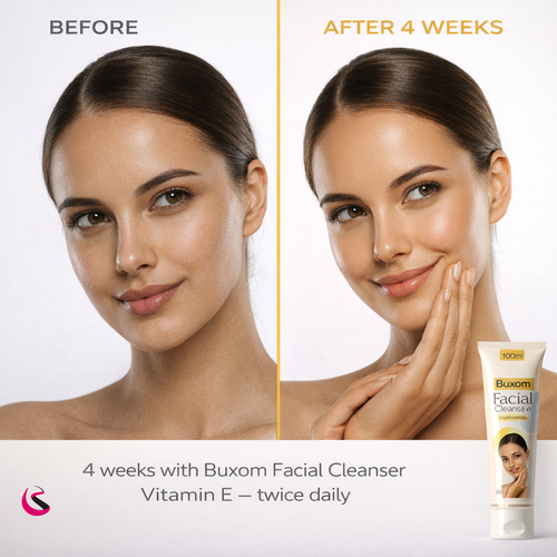 Buxom Facial Cleanser | Vitamin E Enriched | Deep Cleansing | Hydrating & Brightening — 100ml