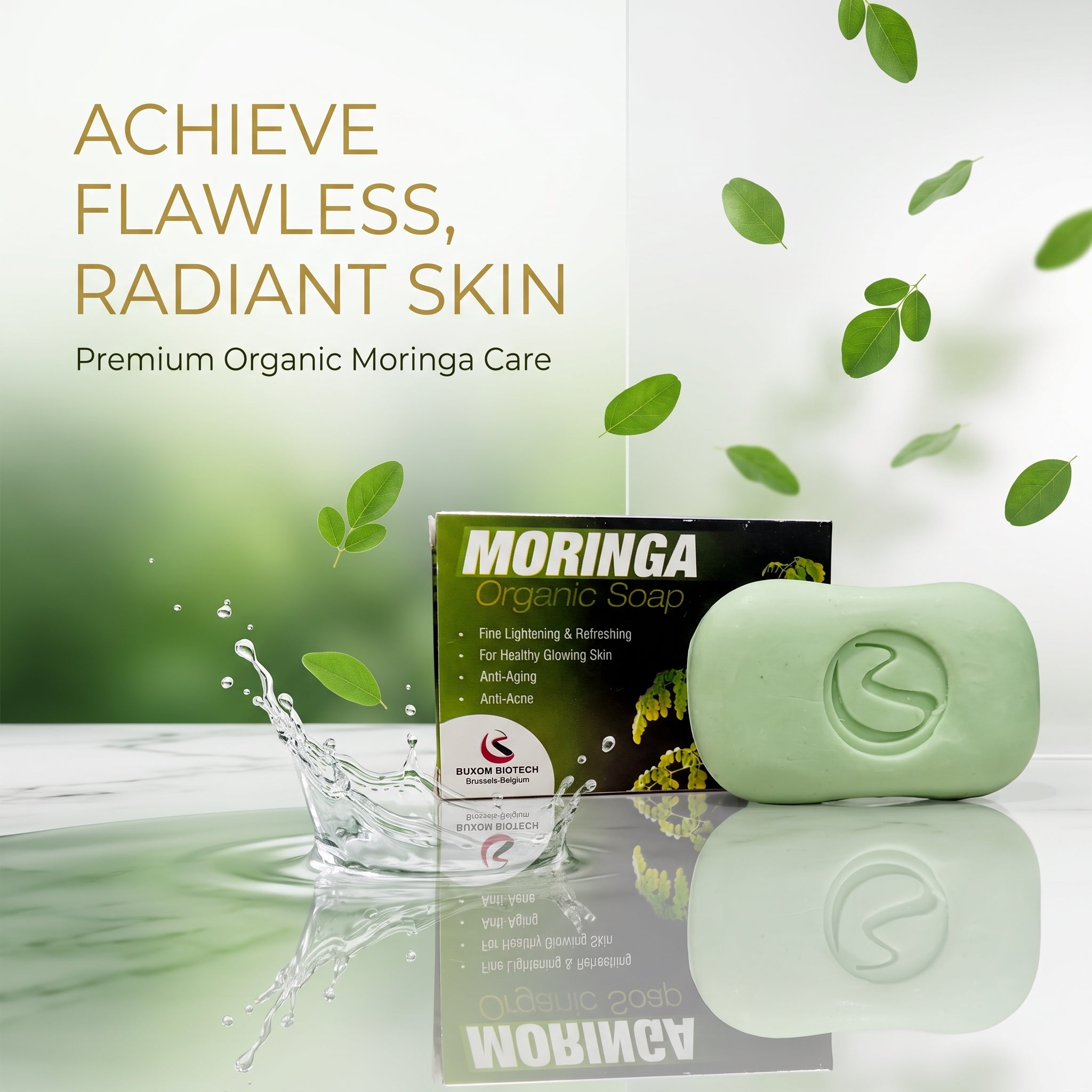 Moringa Organic Soap | Nourishing & Refreshing Bath Bar
