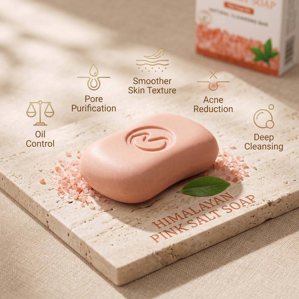 Himalayan Salt Ritual Bundle | Face Wash + Body Wash + Soap | 84+ Minerals, Halal Certified