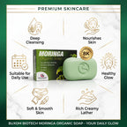 Moringa Organic Soap | Nourishing & Refreshing Bath Bar