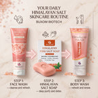 Himalayan Salt Ritual Bundle | Face Wash + Body Wash + Soap | 84+ Minerals, Halal Certified