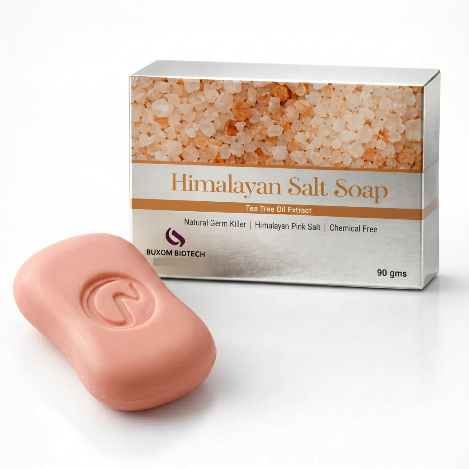 Himalayan Salt Soap | Tea Tree Oil Extract | Anti-Acne | Chemical Free - 90g