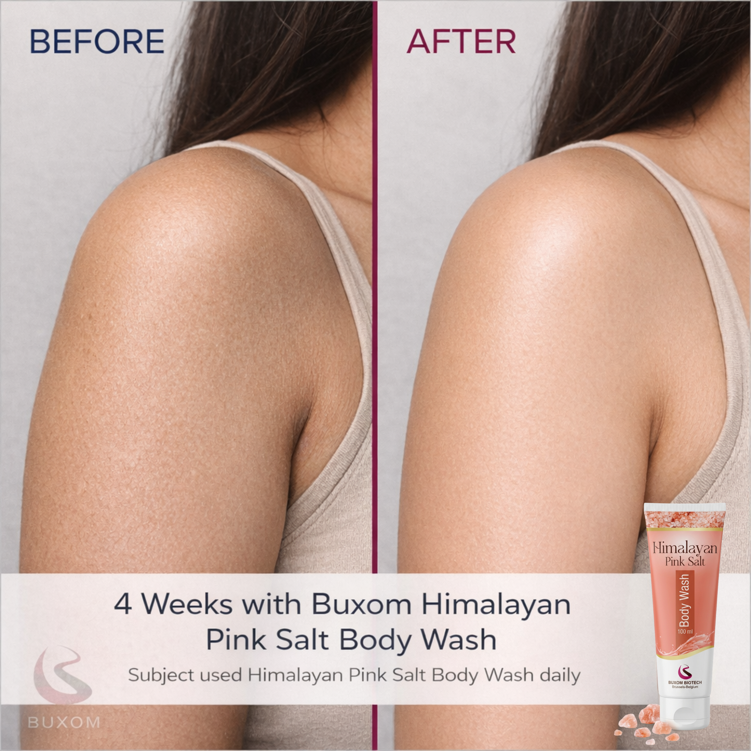 Himalayan Pink Salt Body Wash | Nourishing Essential Oils | Relaxing Lather | ISO Certified — 100ml